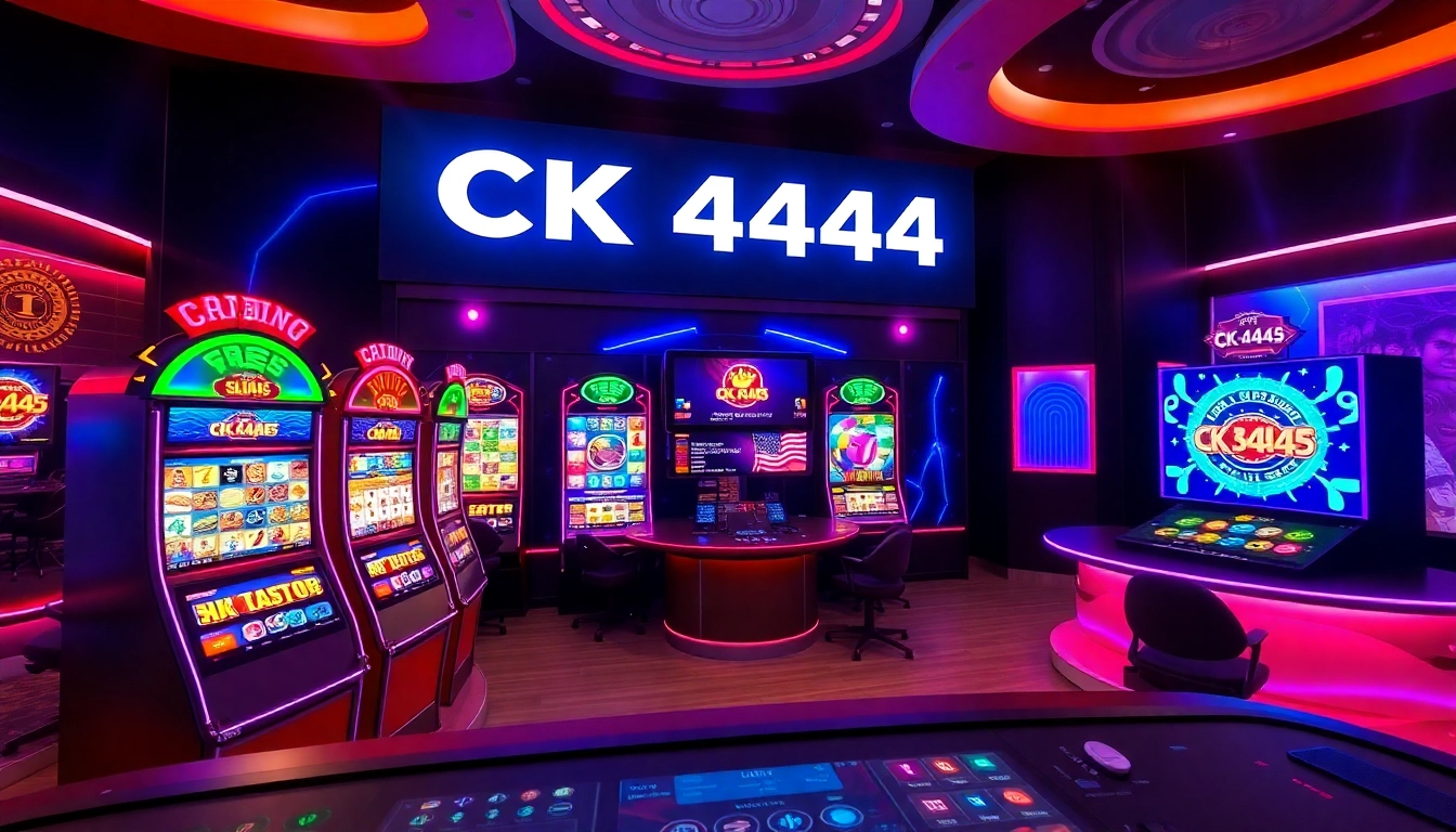 CK 444 online gaming platform with vibrant slots and live dealer action, inviting players to join the excitement in Bangladesh.