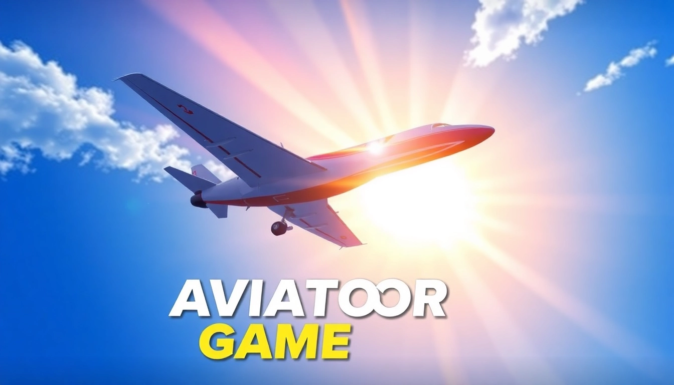 Aviator Game in India showcasing a vibrant flying aircraft with game elements and exciting graphics for engaging players.
