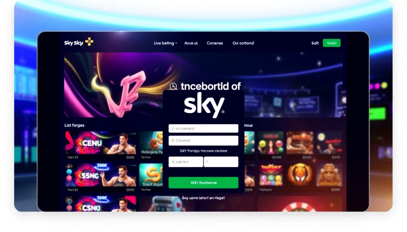 Secure Sky exchange login interface for seamless online gaming and sports betting experience.