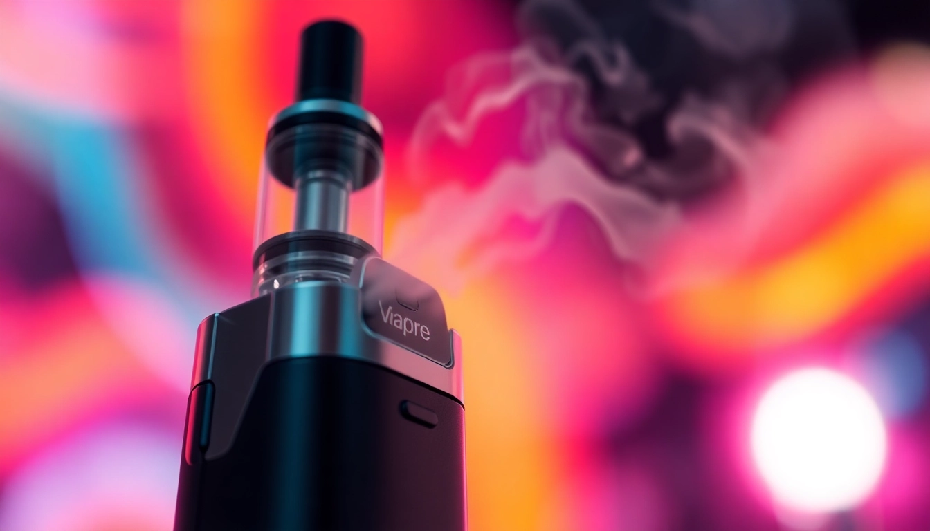 E-cigarette vapour rising from a stylish device, illustrating modern vaping technology and user