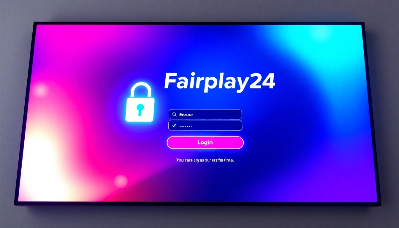 How to Access Your Fairplay24 Login and Secure Your Betting Account