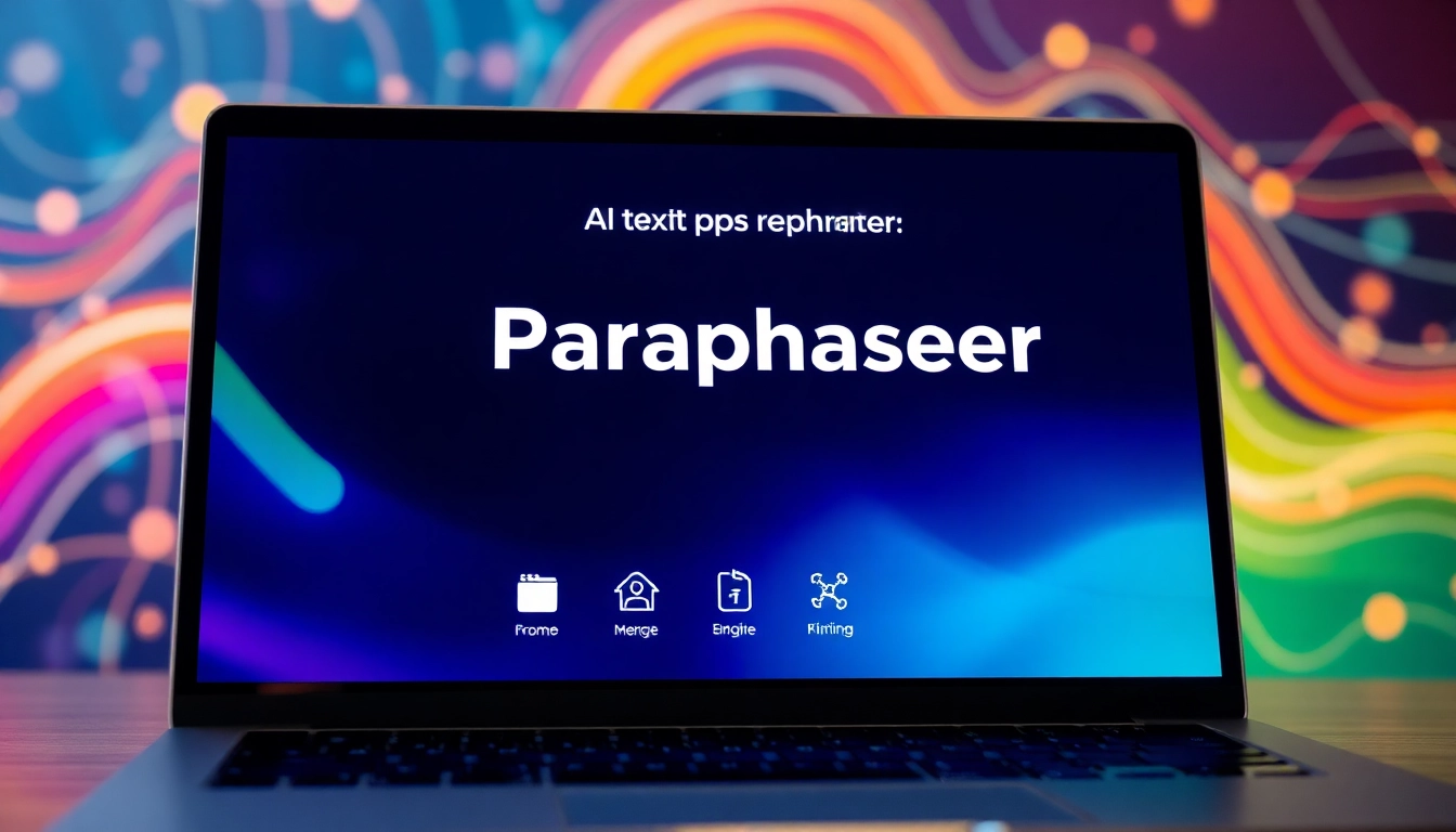 Professional paraphraser tool showcasing natural language rewriting for seamless AI text